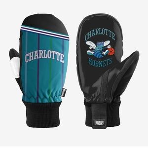 NBA x RADGLOVES CLASSIC MITTEN - CHARLOTTE HORNETS SIZE L NWT